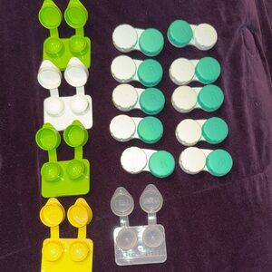 Colorful Contact Lens Cases!